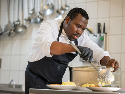 Koch in der Küche